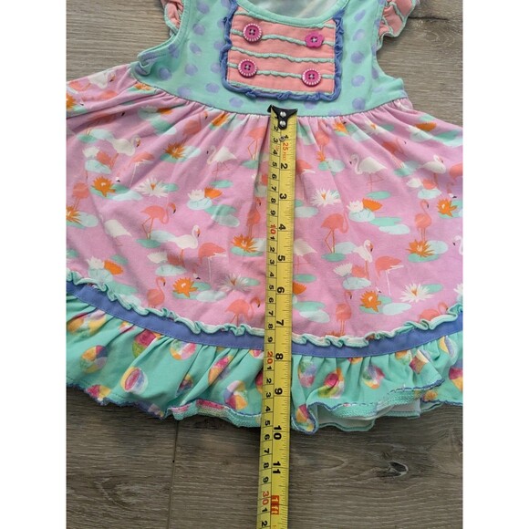 Matilda Jane Adventure Begins Puddle Jumper Peasant Top Short Dress Size 2 - Picture 8 of 8